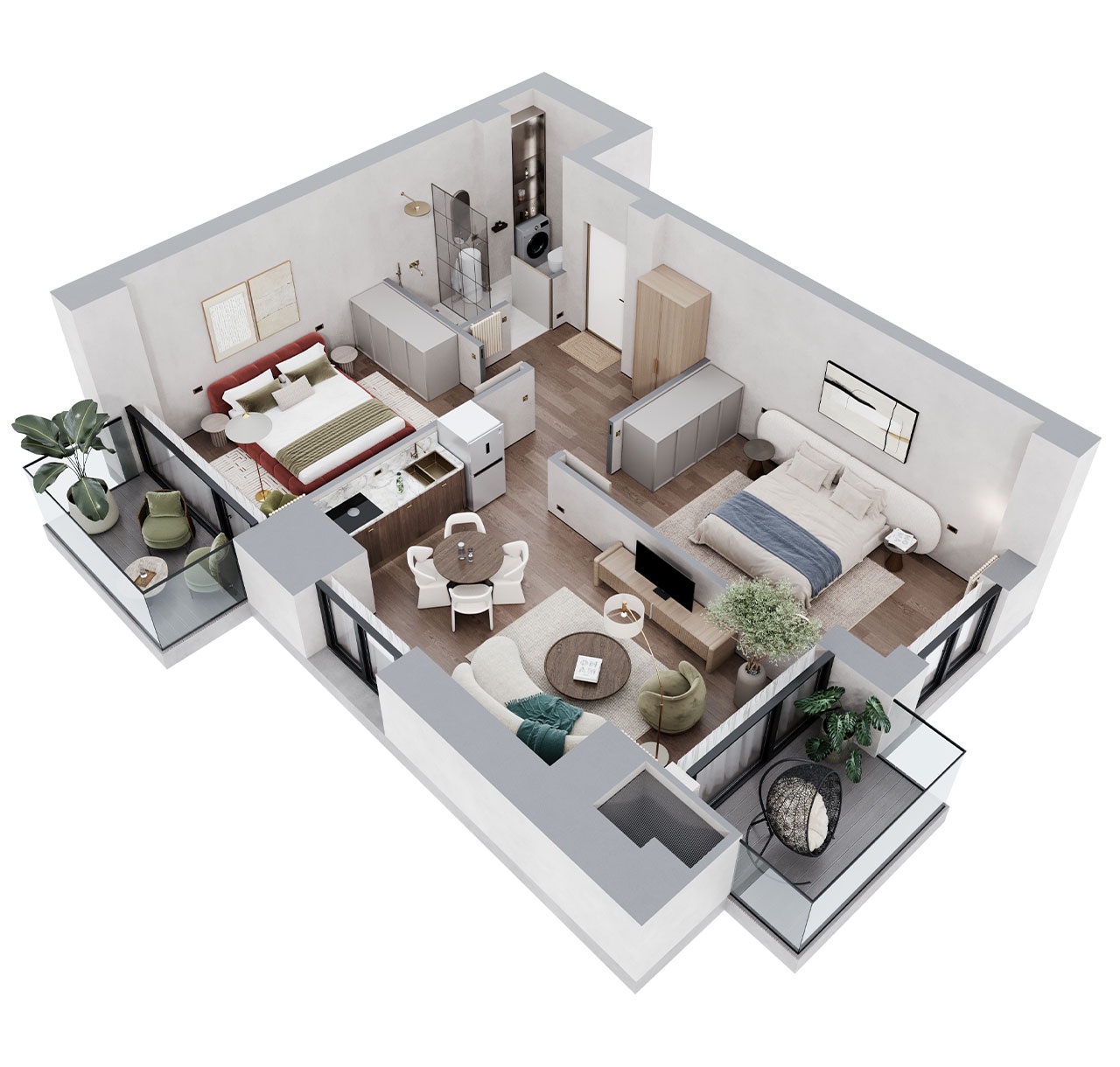 Apartment N47 - 3D