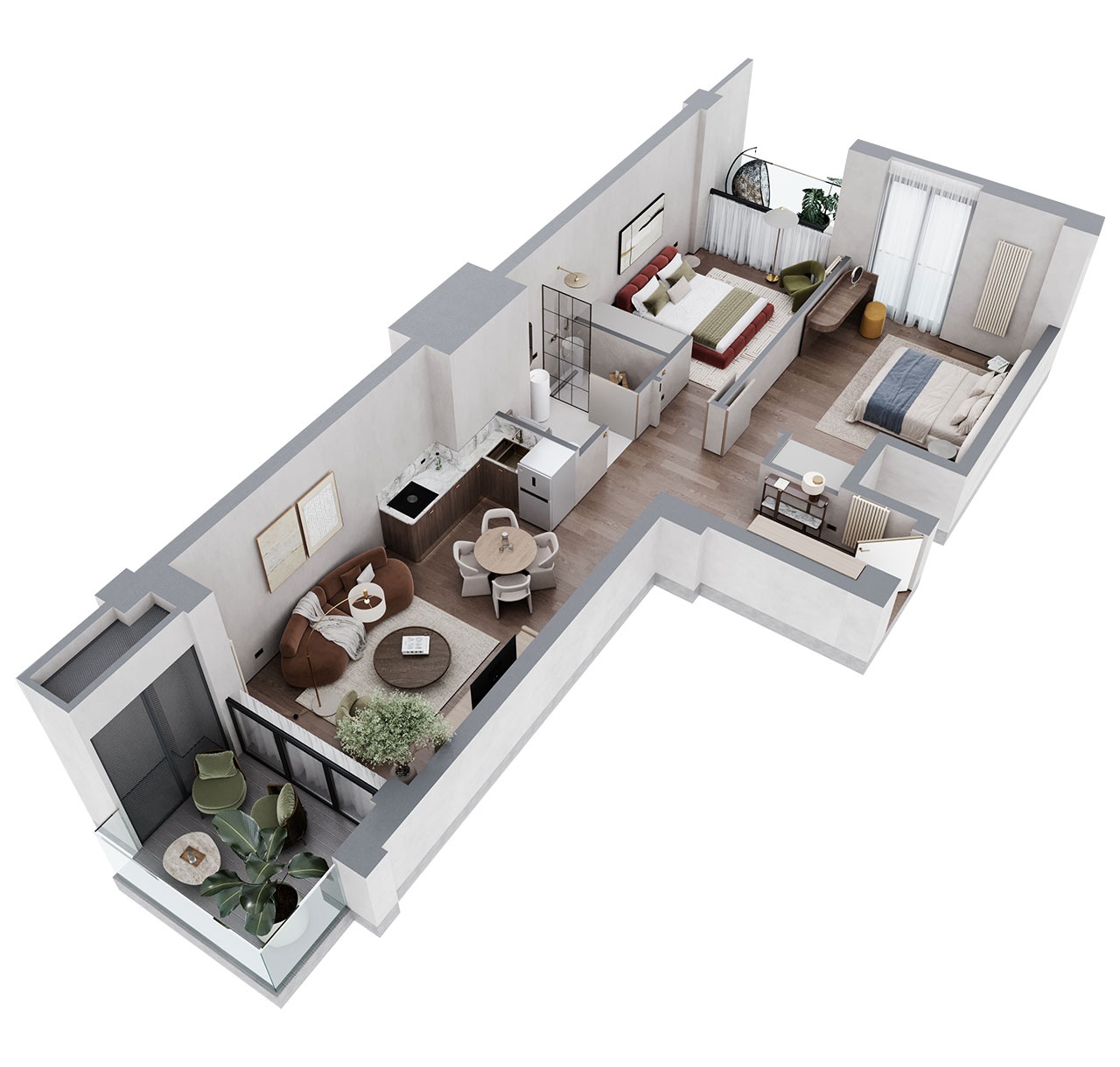 ბინა N17 - 3D