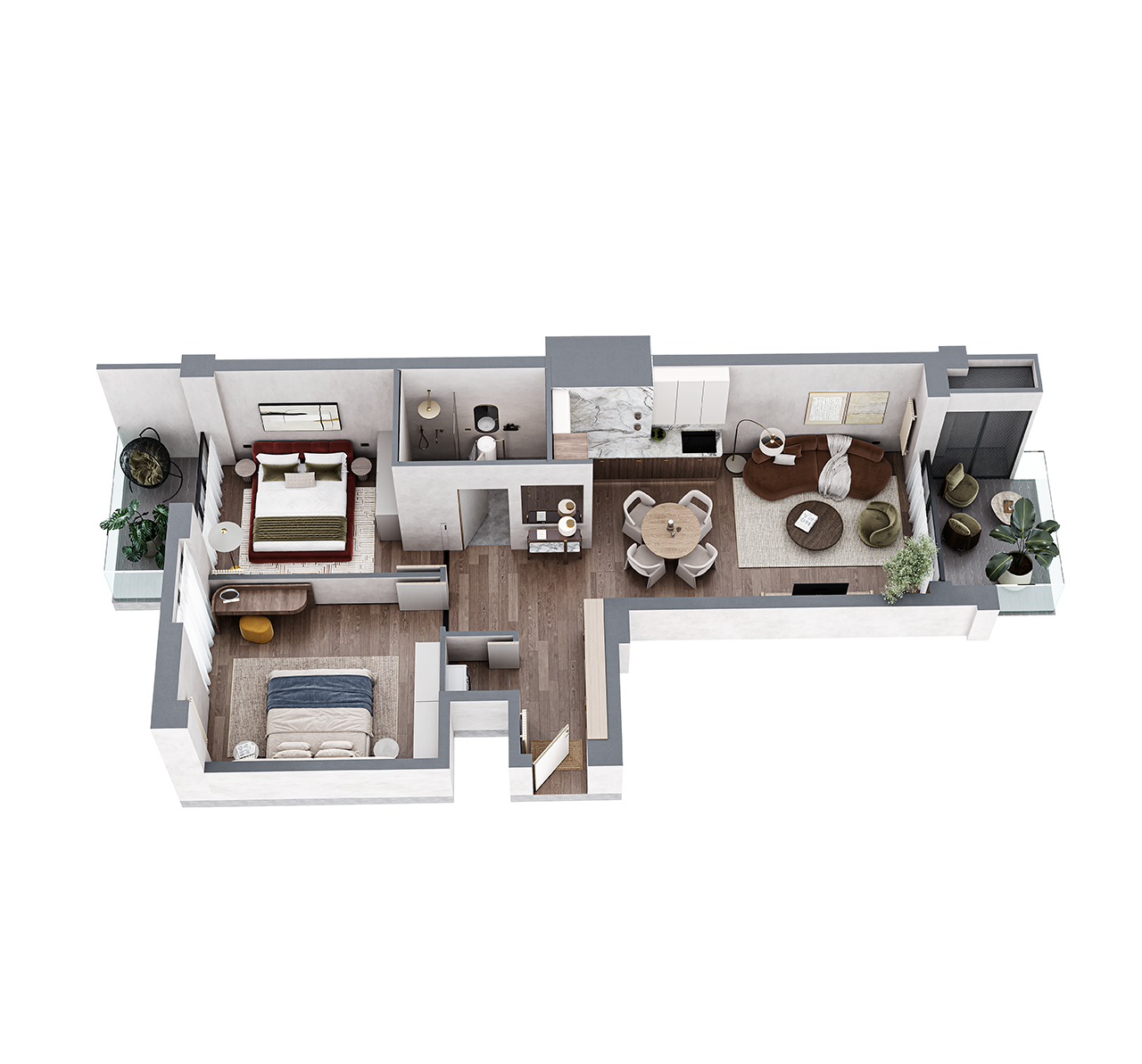 Apartment N43 - 3D