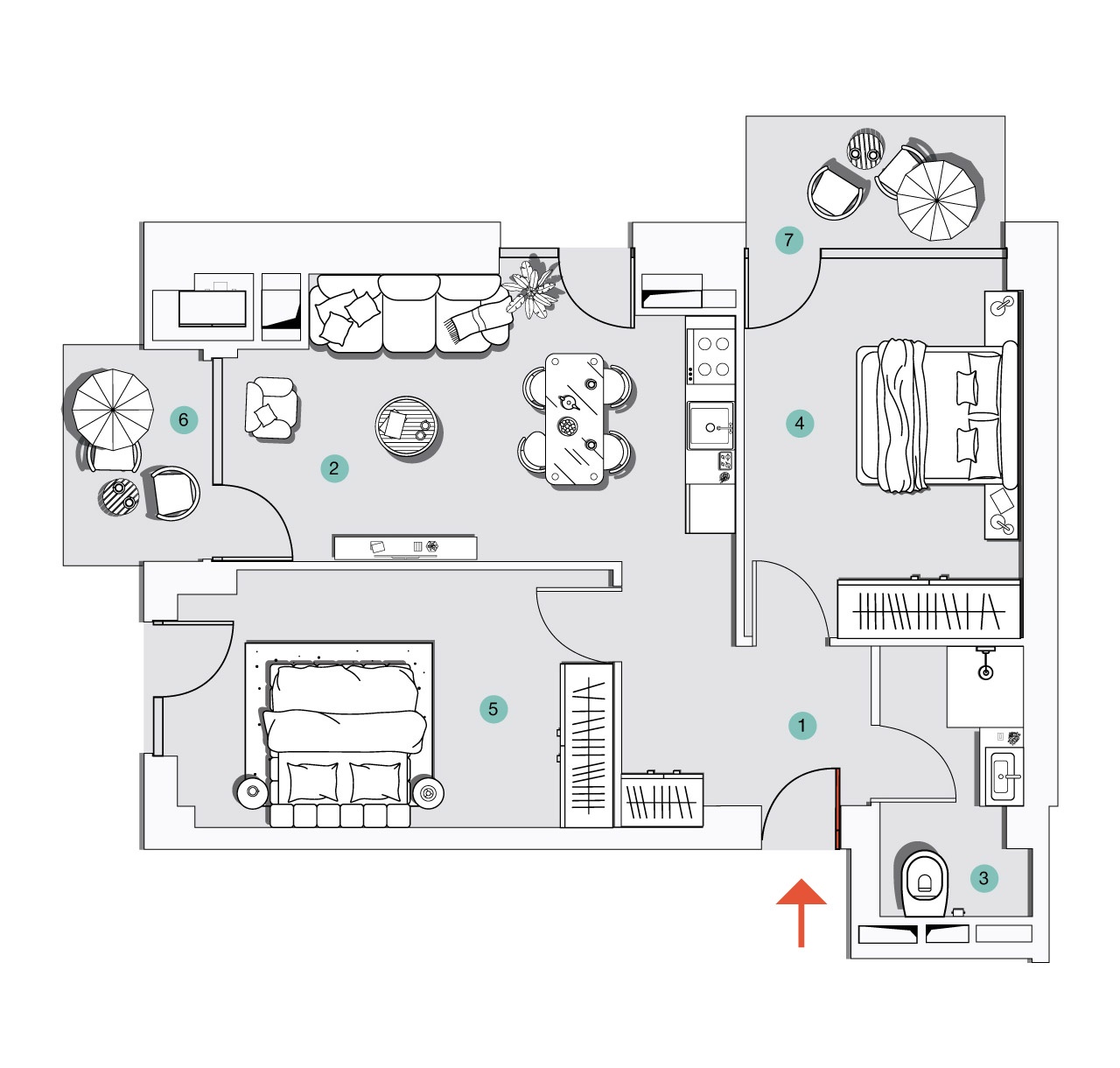 ბინა N62 - 2D